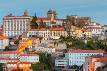 Porto. Aerial view of the city.